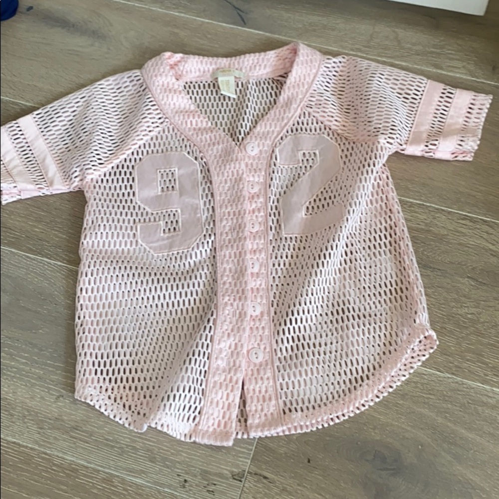Pink See Through Top